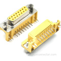 D-Sub コネクタ メス ライトアングル DIP 15P